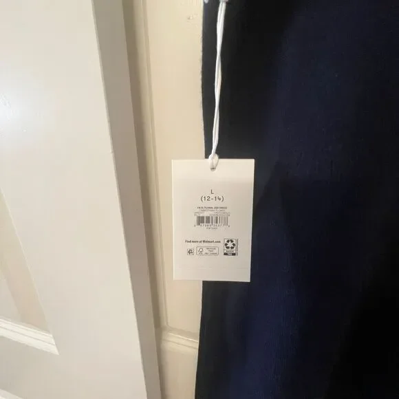 NWT Free Assembly Women's Sleeveless Floral Jacquard Mini Sweater Dress Size L - Picture 4 of 9